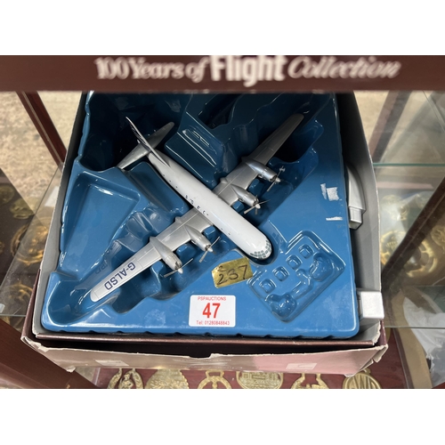 47 - Corgi boxed BOAC plane model