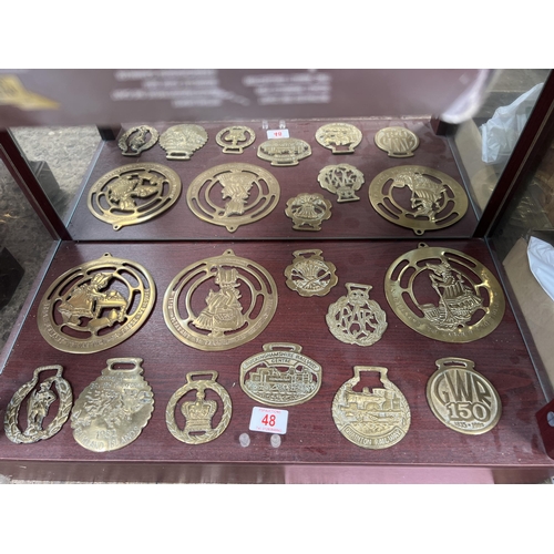 48 - Qty horse brasses