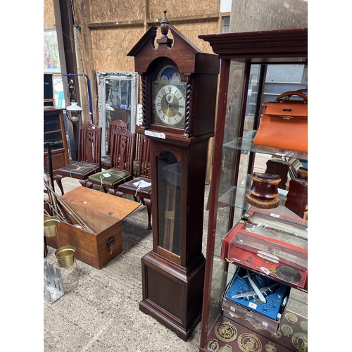 49 - Grandfather clock ( overwound ) made West Germany