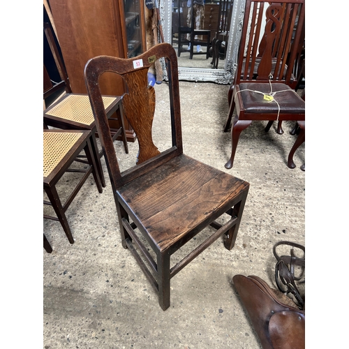 53 - country oak hall chair