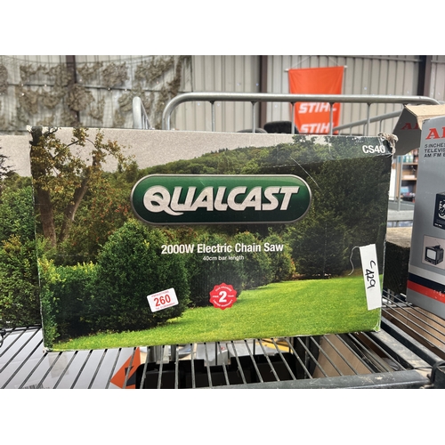 260 - Qualcast electric chainsaw