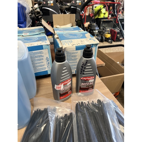 286 - 2 x 1 litre transmission fluid