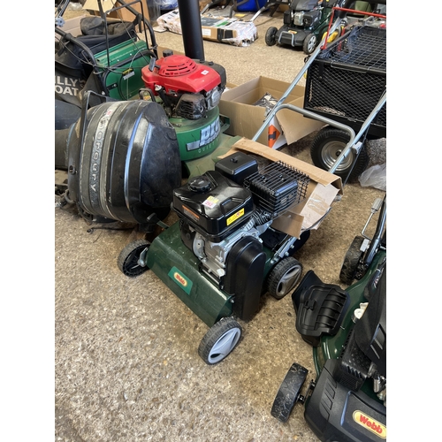 292 - Webb scarifier / raker petrol NEW