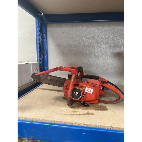 334 - petrol top handle chainsaw SAS