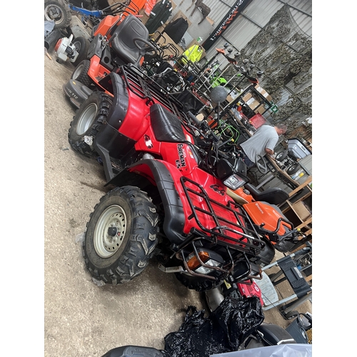 353 - 2004 HONDA ATV QUAD bike , with full road kit , non runner , SOLD AS SEEN no 28