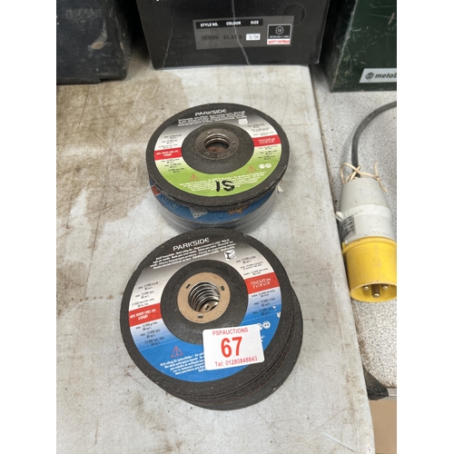 67 - Qty cutting discs