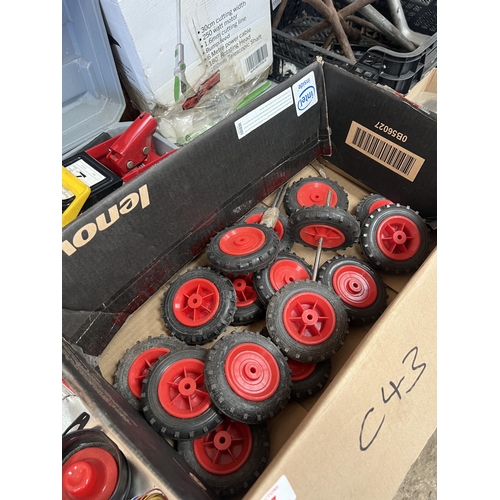 77 - Qty model car wheels