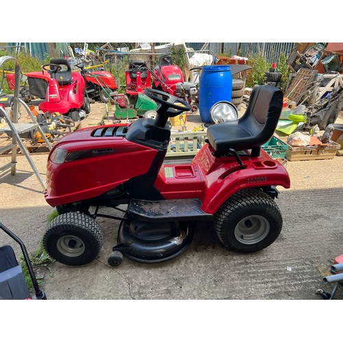 627 - mountfield ride on mower 1538m   f w o