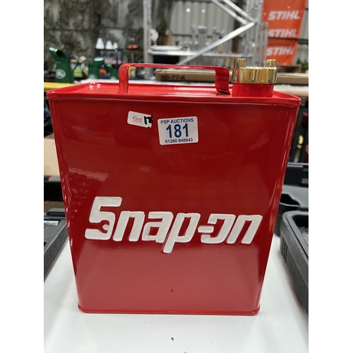 181 - SNAP ON PETOL CAN H535