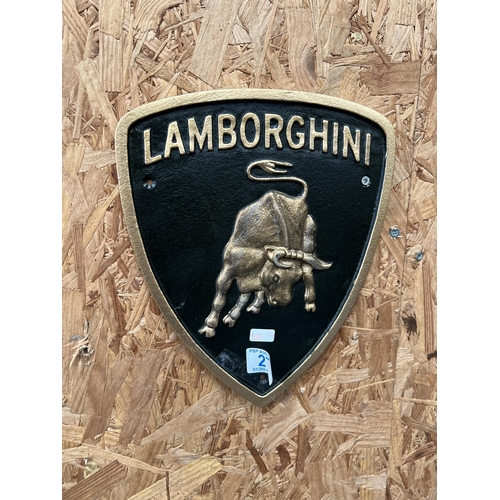 27 - LAMBORGHINI SIGN H426