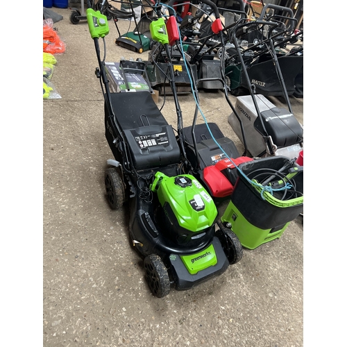 374 - 40 volt greenworks mower working but self propelled not