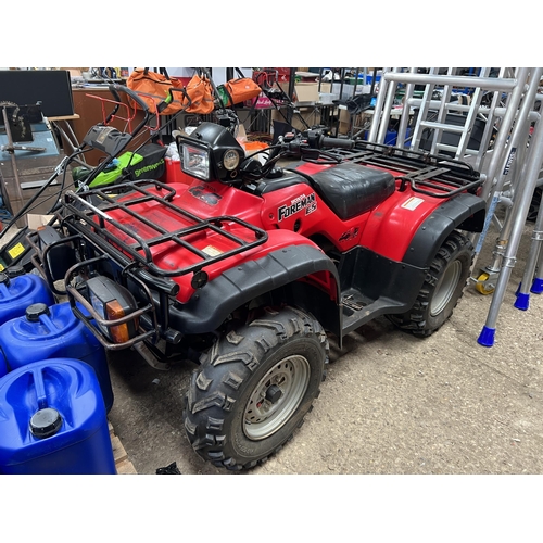 399 - 2004 Honda trx54ofe quad bike, full road kit s/n SAS ENGINE FAULT (028)