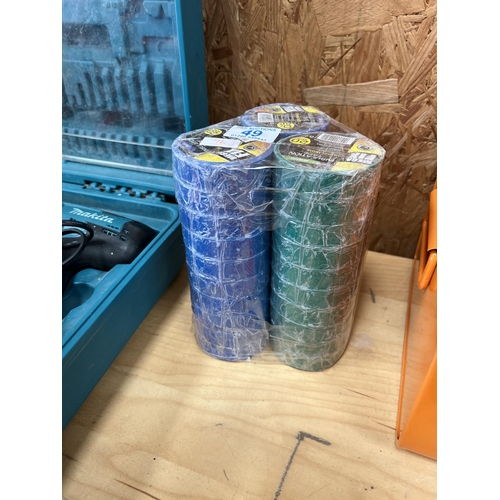 49 - 30 ROLLS INSULATION TAPE H76