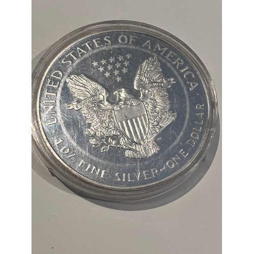 139 - 1oz silver dollar 2020 , Liberty , United States of America in capsule
