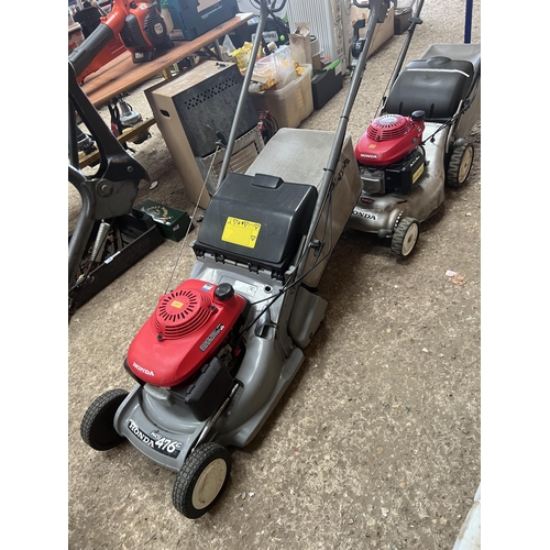 127 - Honda petrol mower HRB476 no 65