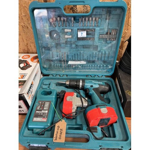 7 - Working order Makita drill