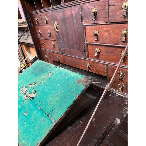 1 - Secretaire chest bureau desk