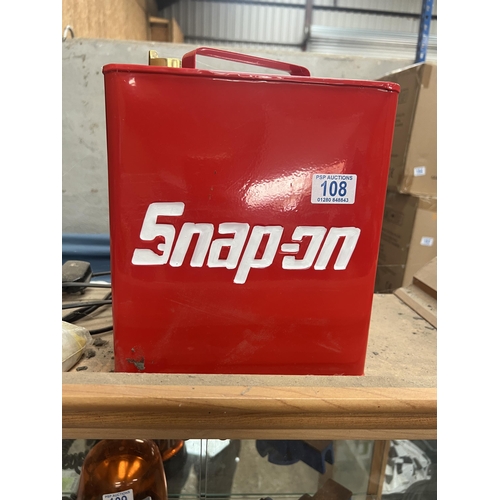 108 - Snap on fuel can h535