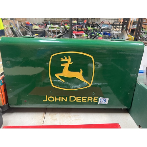 118 - John Deere tool box h530