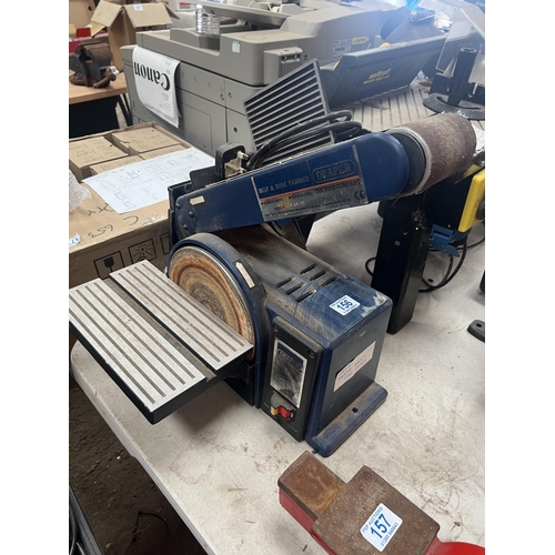 156 - Draper belt & disc sander 240v