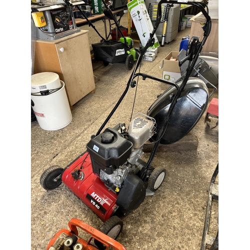 249 - petrol MTD VG40 , lawn scarifier working order