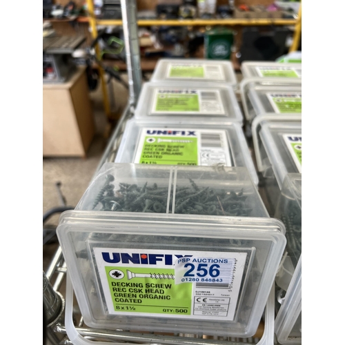 256 - x4 unifix screws