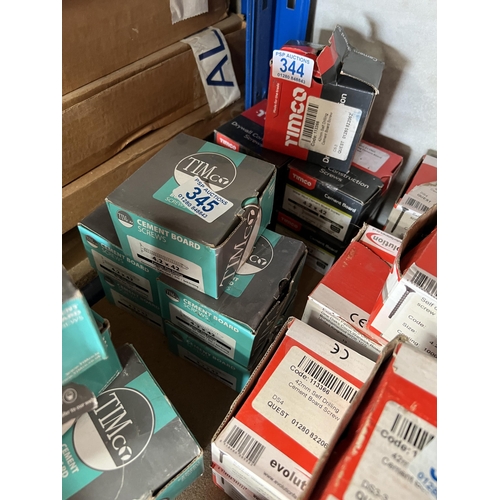 345 - 5 x boxes 200 pcs , 4.2 x 42mm screws