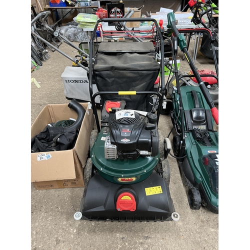 350 - Webb petrol push garden vac , ( self propelled not working )