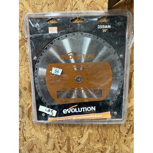 54 - Evolution 14” multi purpose blade new