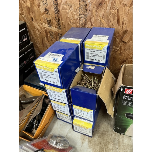 55 - 15 x boxes screws 4.8 x 65