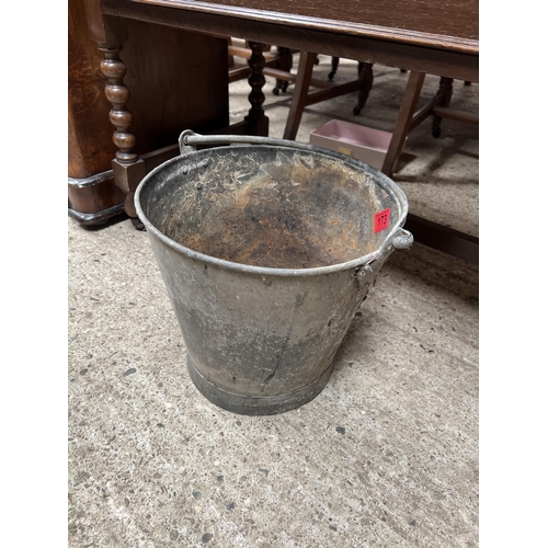 173 - galvanised bucket