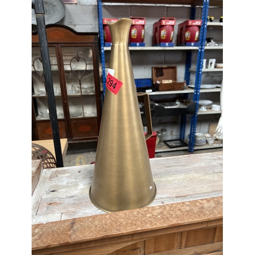 294 - brass megaphone h125