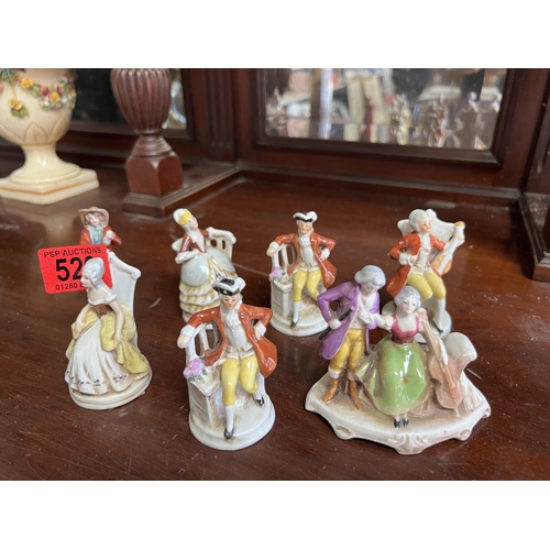 529 - Qty miniature China figures