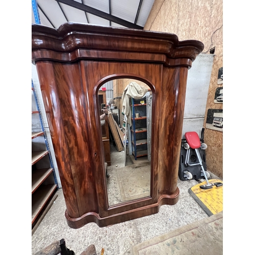 534 - large Victorian mahogany wardrobe