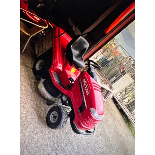 610 - Honda ride on mower working order no 78