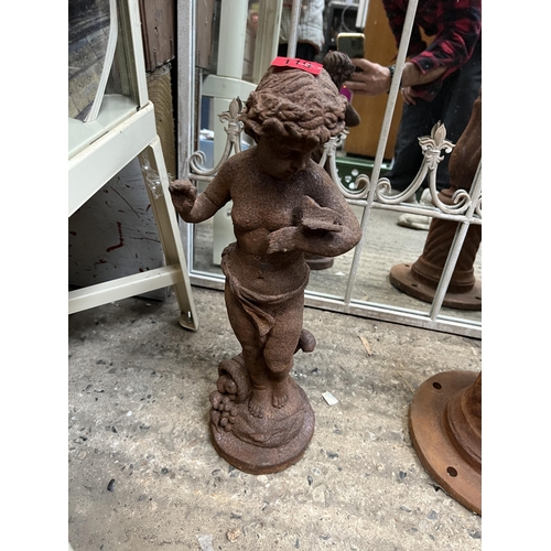 119 - cast iron statue h