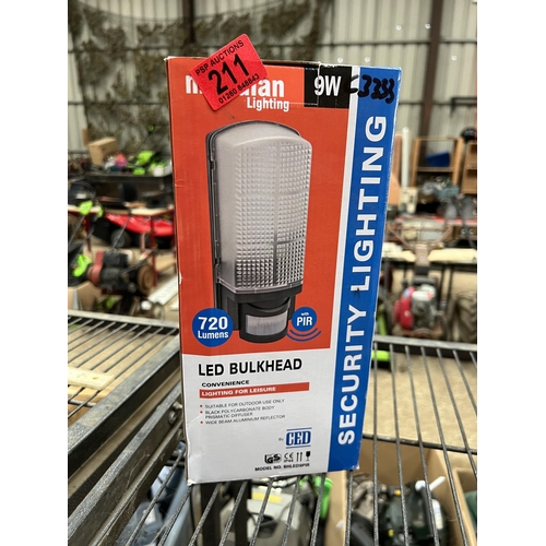 211 - new boxed LED security light