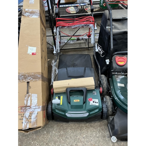 248 - new electric lawn scarifier/ rake