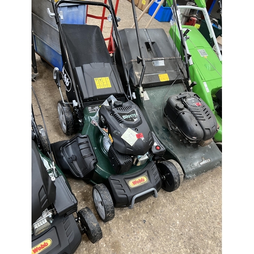 253 - new Webb petrol mower model WER510SP