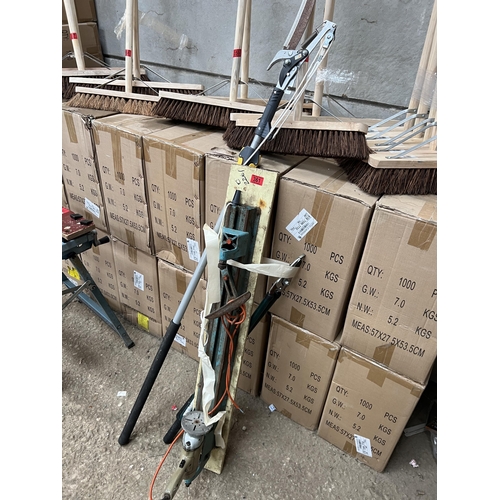 361 - 2 x garden pruners plus drill lathe