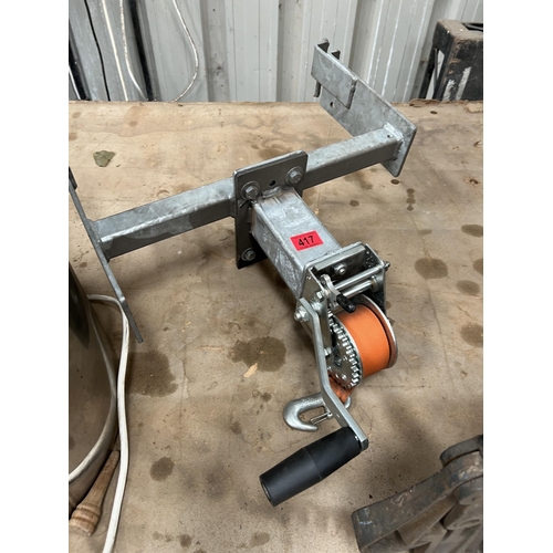 417 - trailer winch