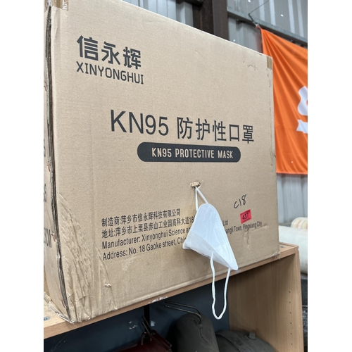 437 - box 1000 kn95 face masks