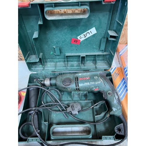 49 - Bosch 240v drill