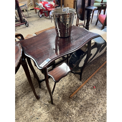 422 - Mahogany hall table