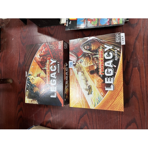 739 - 2 x board games Legacy