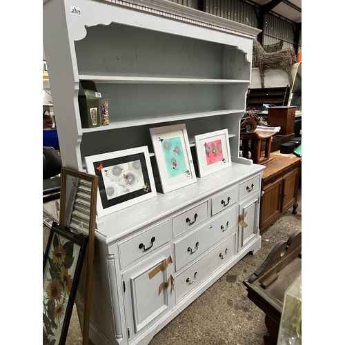 760 - large painted dresser unit