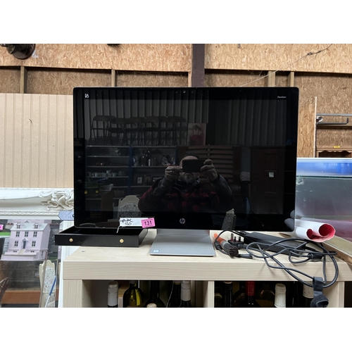 131 - HP computer i5 , all in one , 512ssd , 1Td hard drive , 16gb ram