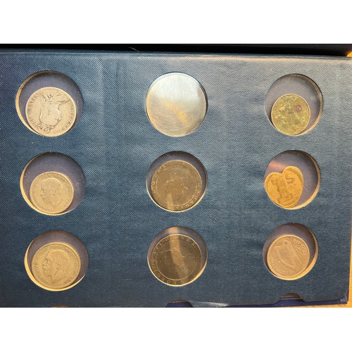 1 - blue folder coins...