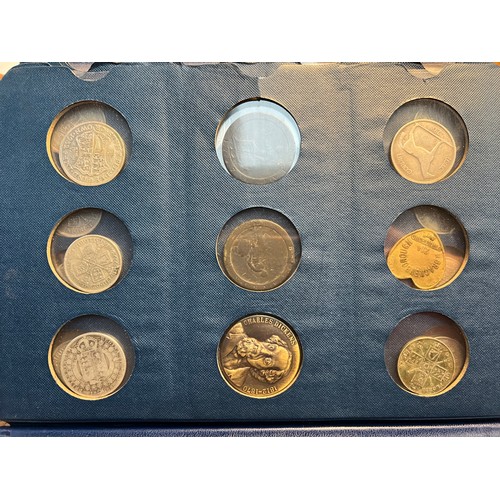 1 - blue folder coins...