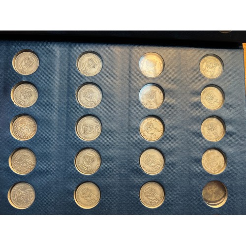 1 - blue folder coins...